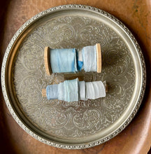 Load image into Gallery viewer, Something Blue Sky I - 15m botanical silk ribbon