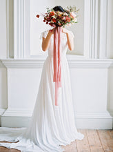 Load image into Gallery viewer, 12 metres Old Rose Habotai Silk Ribbon - 3 cm
