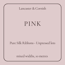 Load image into Gallery viewer, SALE - Pale Pink Mixed Widths, 10 metres, lengths at least 1 metre each
