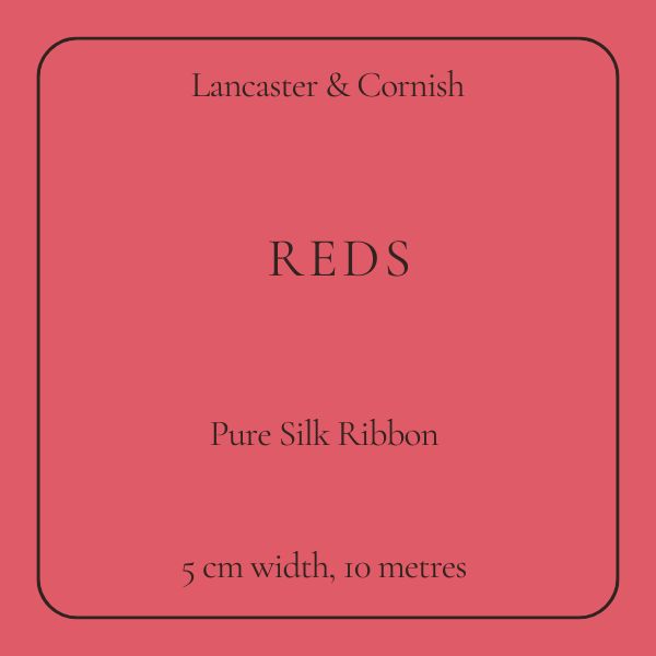 SALE - Red / Burgundy Mixed Widths, 10 metres, lengths at least 1 metre each