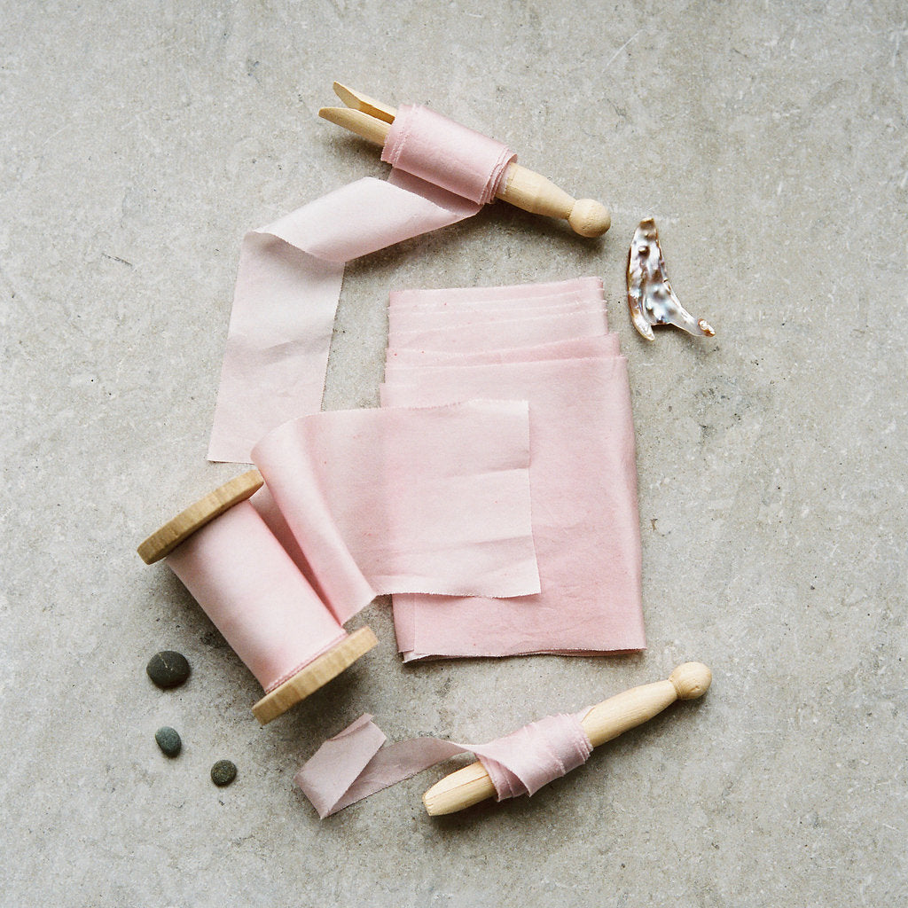 *LAST REMAINING * PINK BLUSH - 4 metres pale pink 3 cm