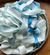 Load image into Gallery viewer, Something Blue Sky II - 16m botanical silk ribbon
