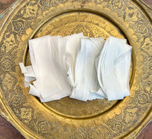 Load image into Gallery viewer, Lot #16 8 metres of botanically dyed silk ribbons
