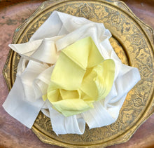 Load image into Gallery viewer, Lot #17 6 metres of botanically dyed silk ribbons
